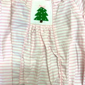 Cecil and Lou size 10 pink and white straight Christmas pajama gown